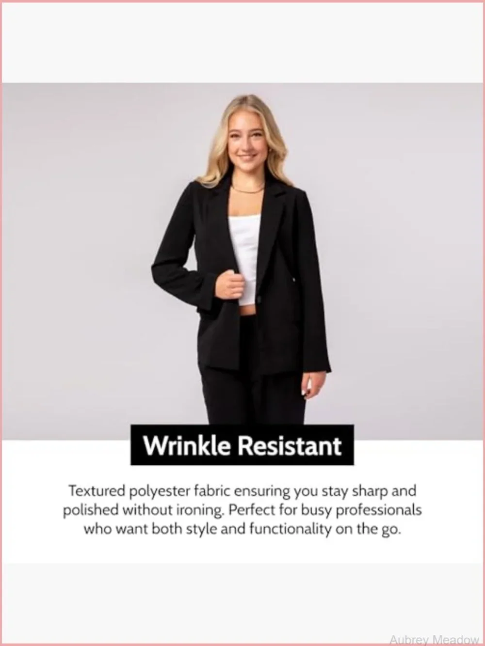 Packable Travel Blazer, Wrinkle Resistant, Machine Washable, Relaxed Fit